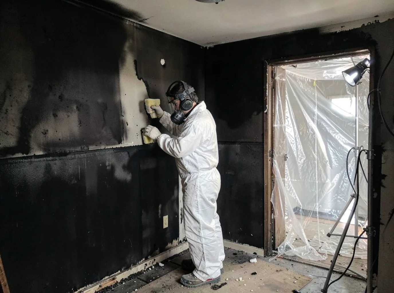 Fire Damage Restoration company in Mccune, KS